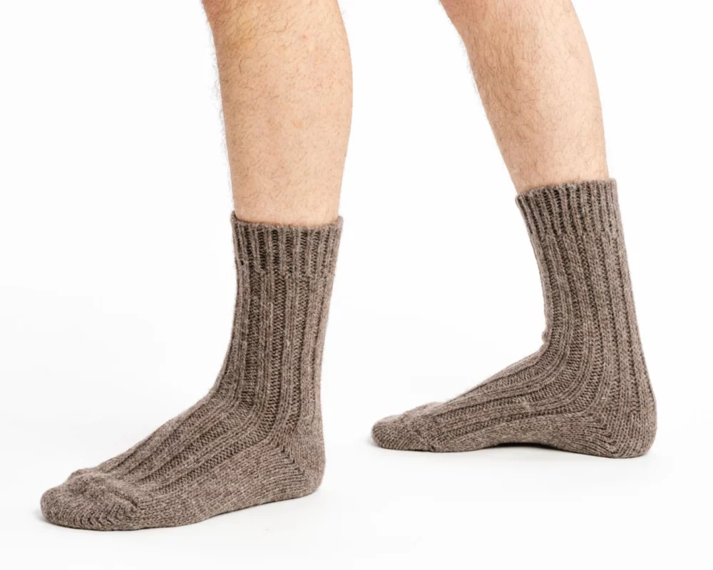 Alpaca Socks - Brown 2