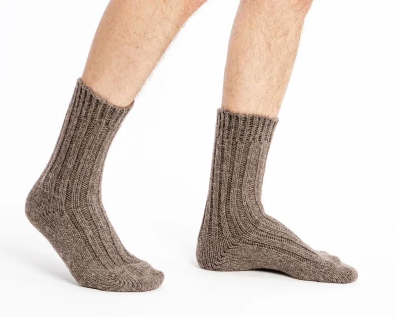Alpaca Socks - Brown