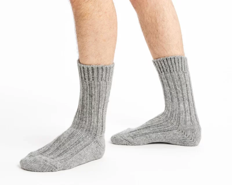Alpaca Socks - Gray
