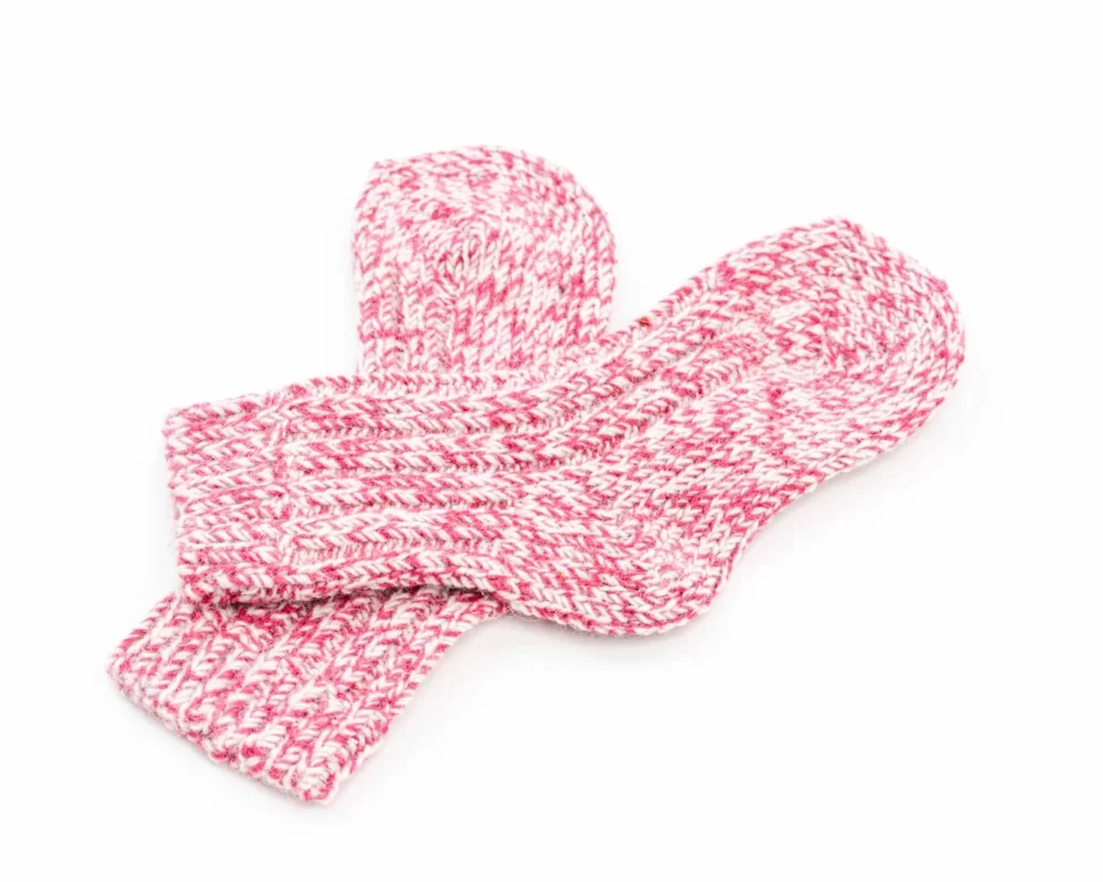 Children's Merino Socks - Dark Pink 2
