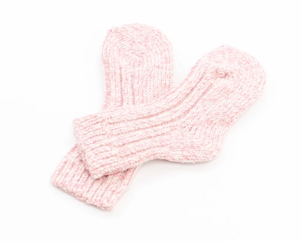 Children's Merino Socks - Light Pink 2