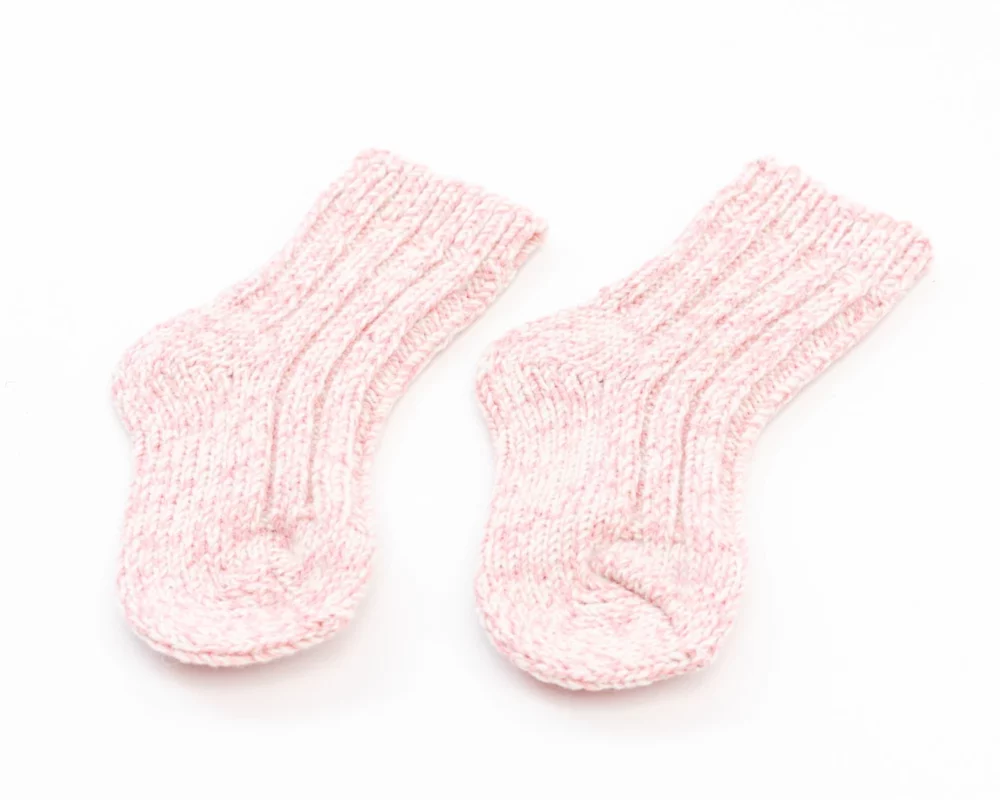 Children's Merino Socks - Light Pink 3