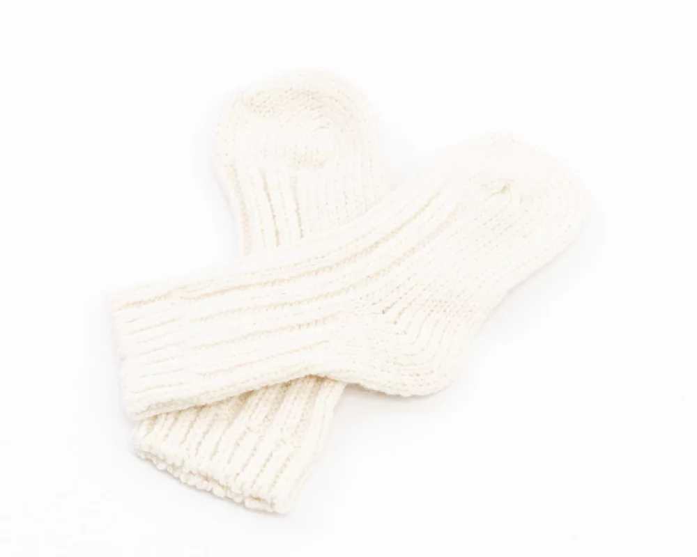 Children's Merino Socks - White