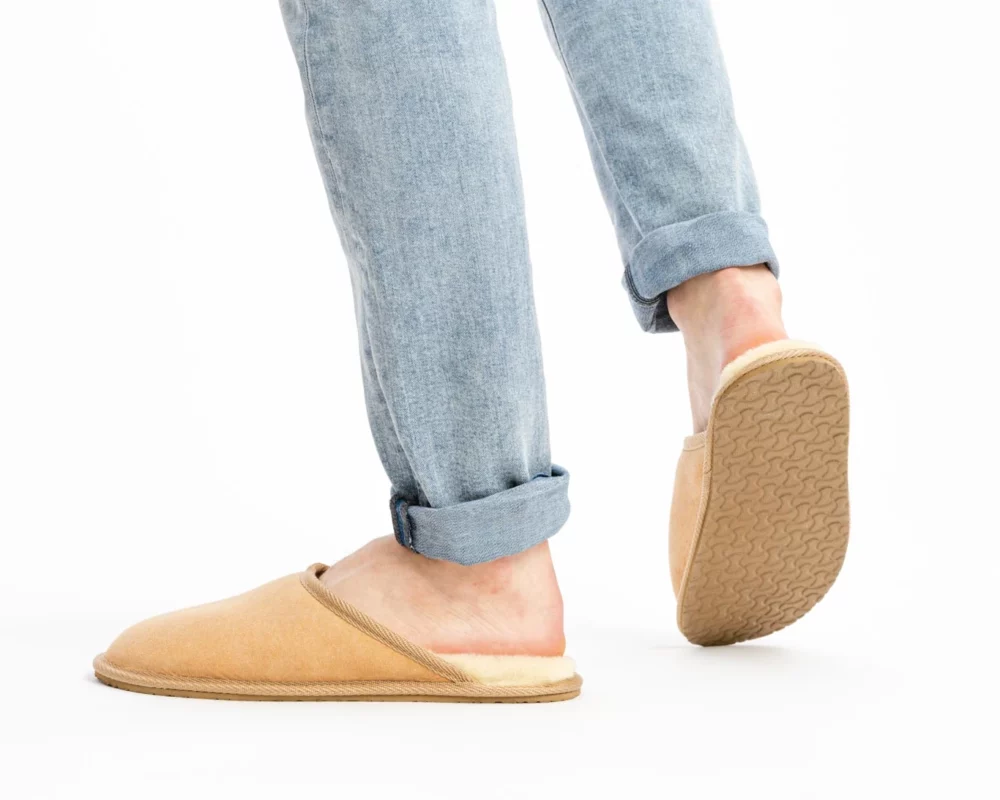 Men’s Leather Slippers – Insulated 3