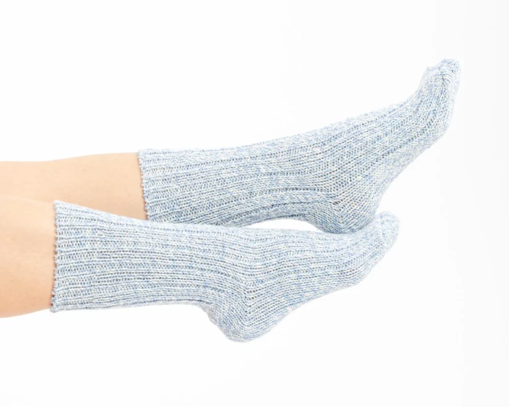 Merino Wool Socks - Blue 2