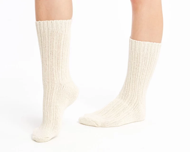 Merino Wool Socks - White