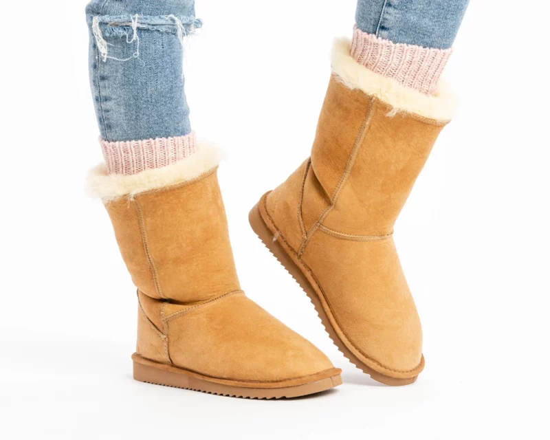 Natural Sheepskin snow boots