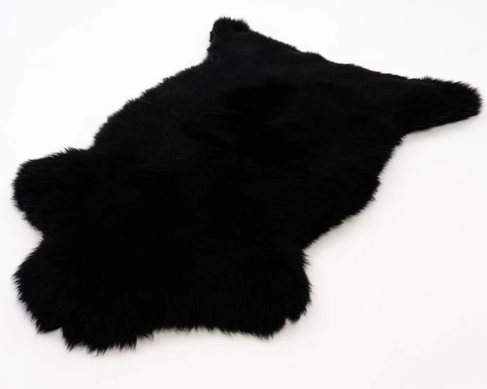Sheepskin Rug - Dyed Black