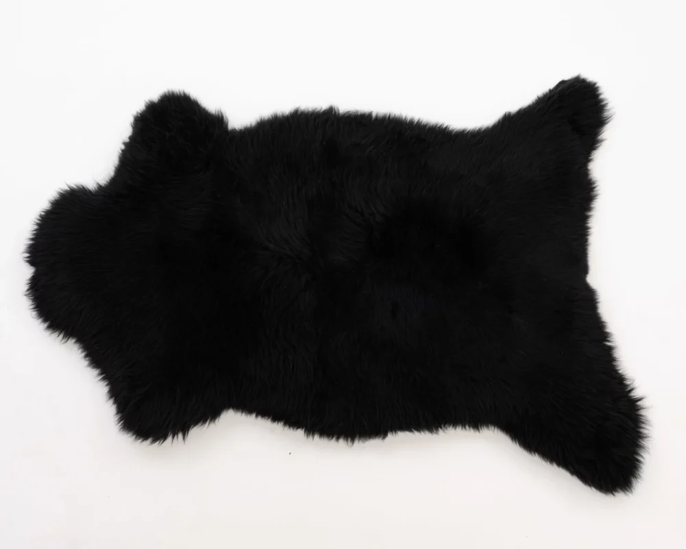Sheepskin Rug - Dyed Black 3