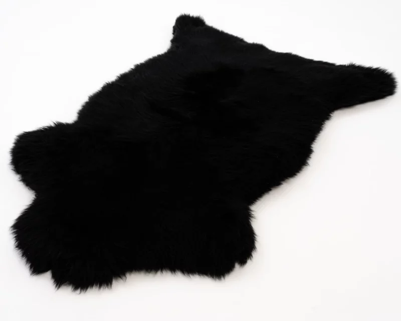 Sheepskin Rug - Dyed Black
