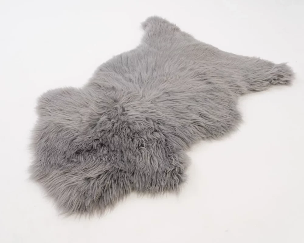 Sheepskin Rug – Dyed Silver 2