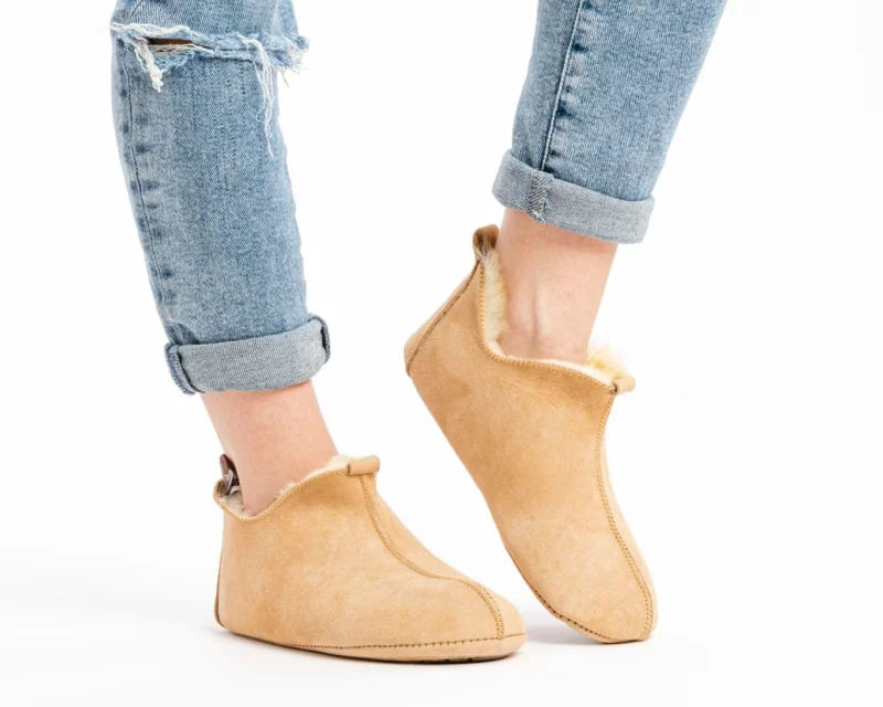 Warm House non slip Sheepskin Slippers