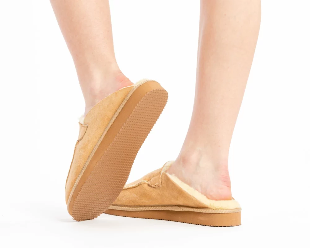 Warm Moccasin Slippers – Beige 3