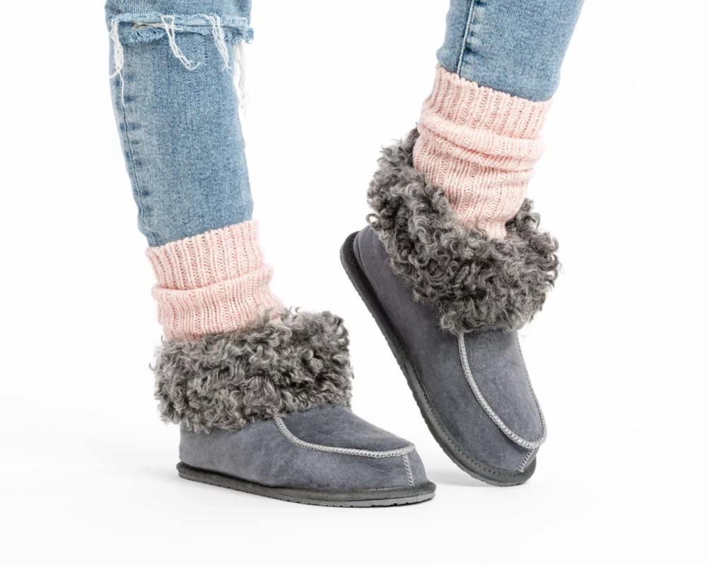 Warm Sheepskin Slippers