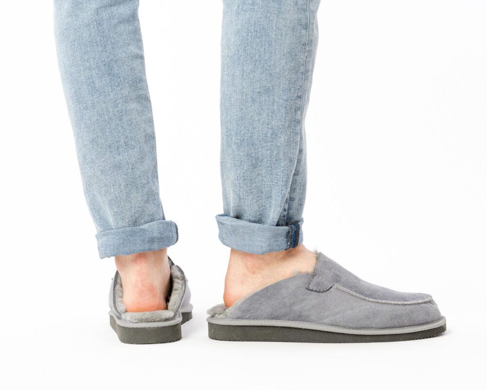 Warm Slippers Moccasins – Ash 3