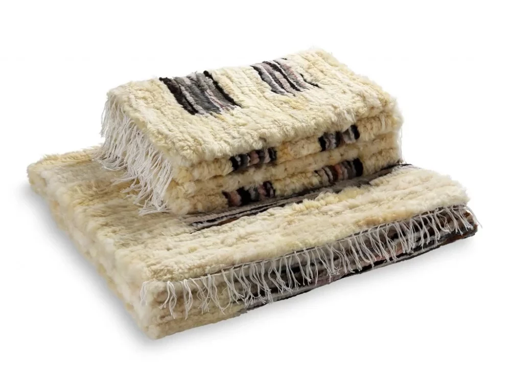 Sheepskin Carpet - Beige-Brown
