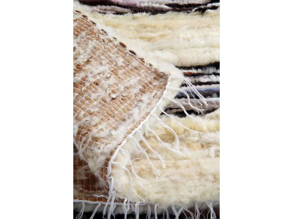 Sheepskin Carpet - Beige-Brown