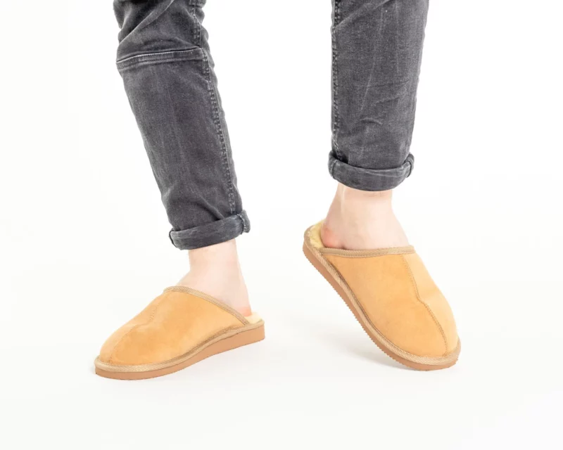 Men’s House Slippers – Beige