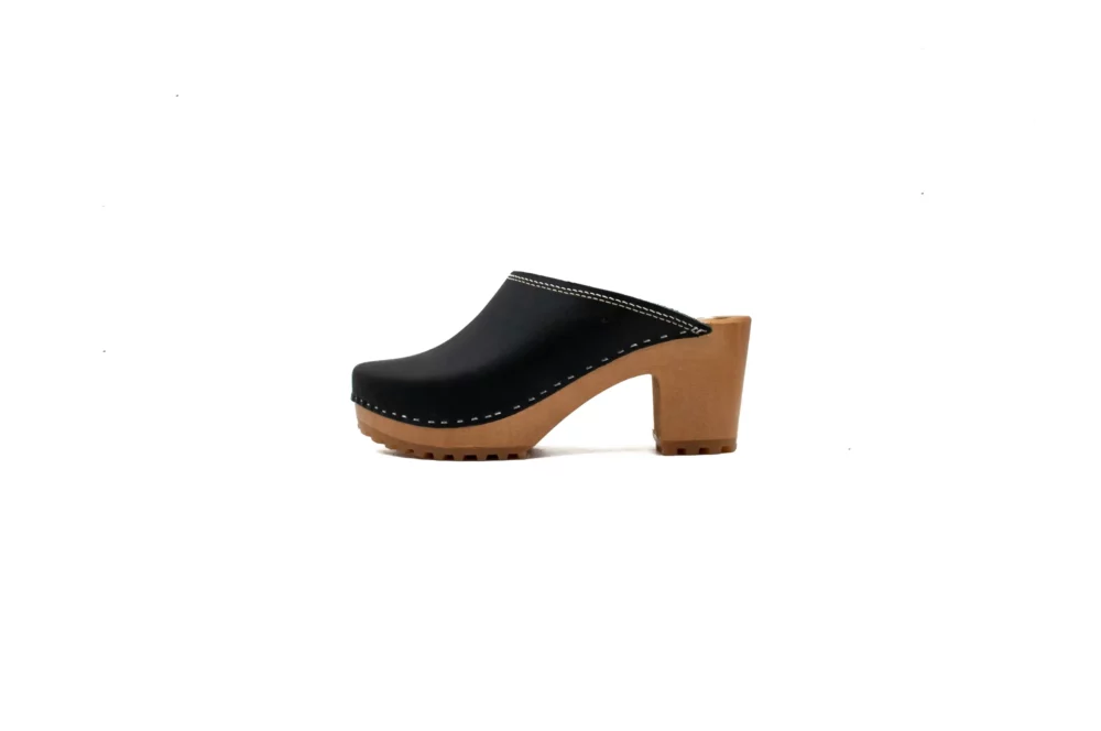 Wooden Clogs – Black 2