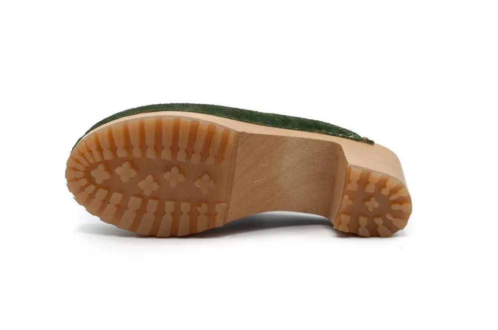 Wooden Clogs – Green