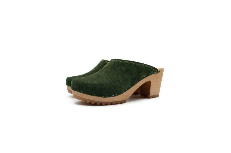 Wooden Clogs – Green 2
