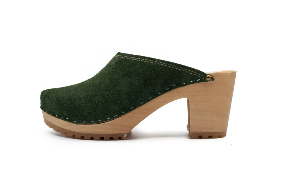 Wooden Clogs – Green 3
