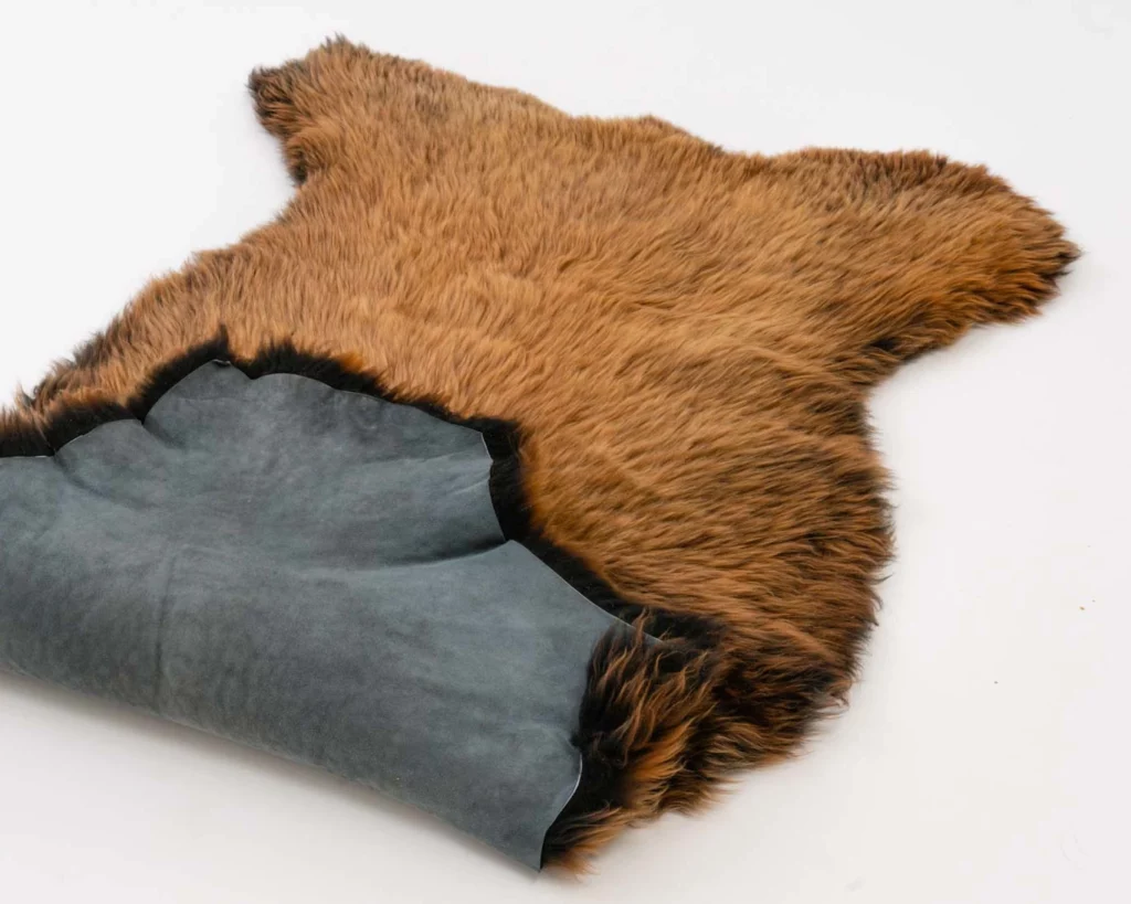 brown Sheepskin rug