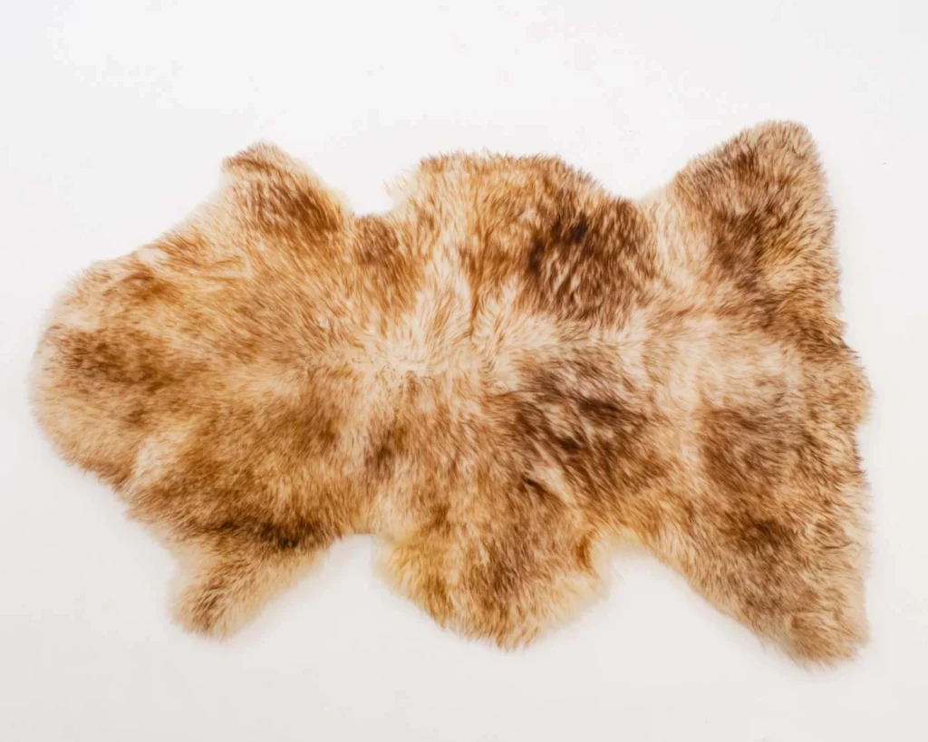 Sheepskin rug