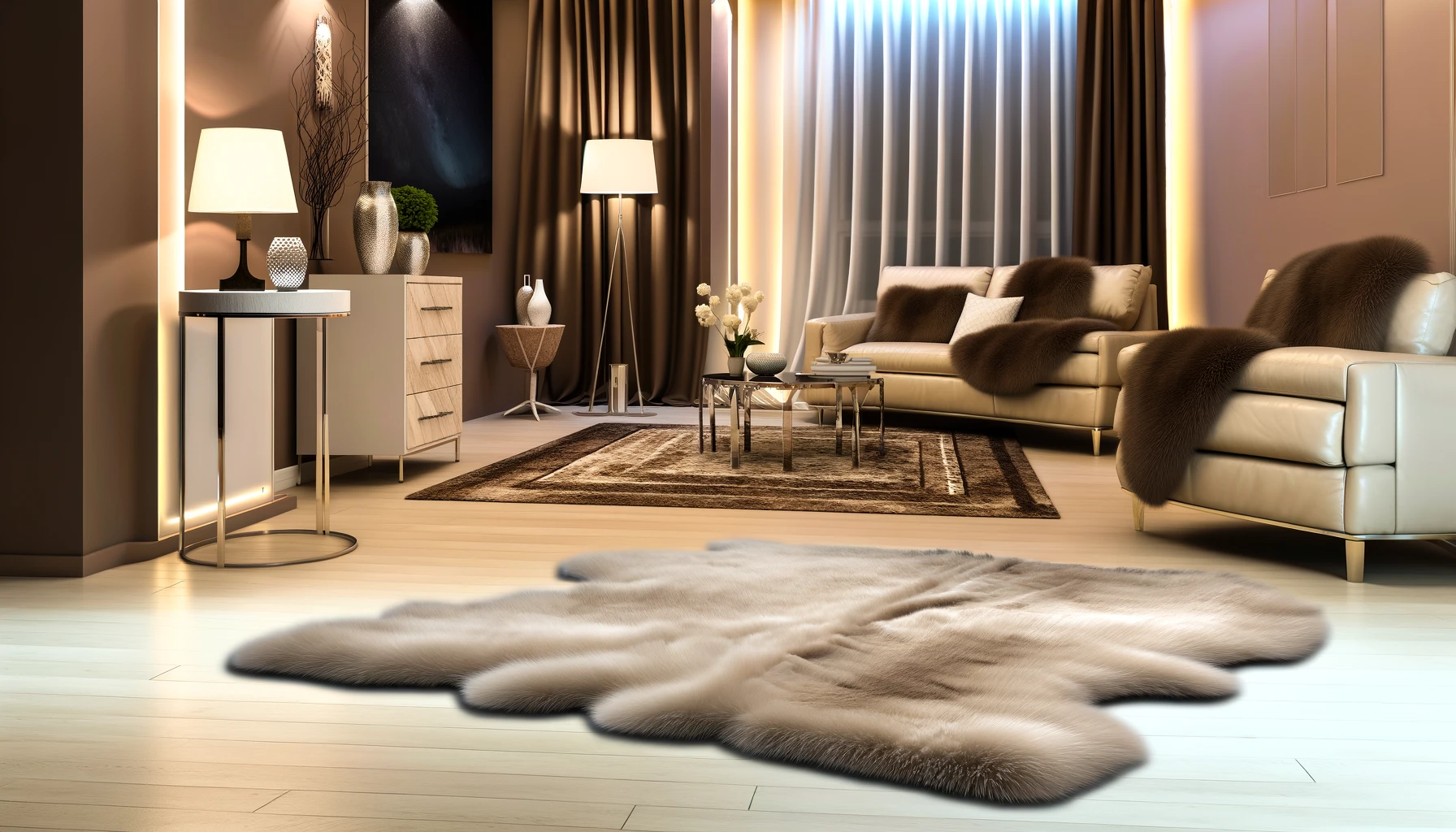 sheepskin rug
