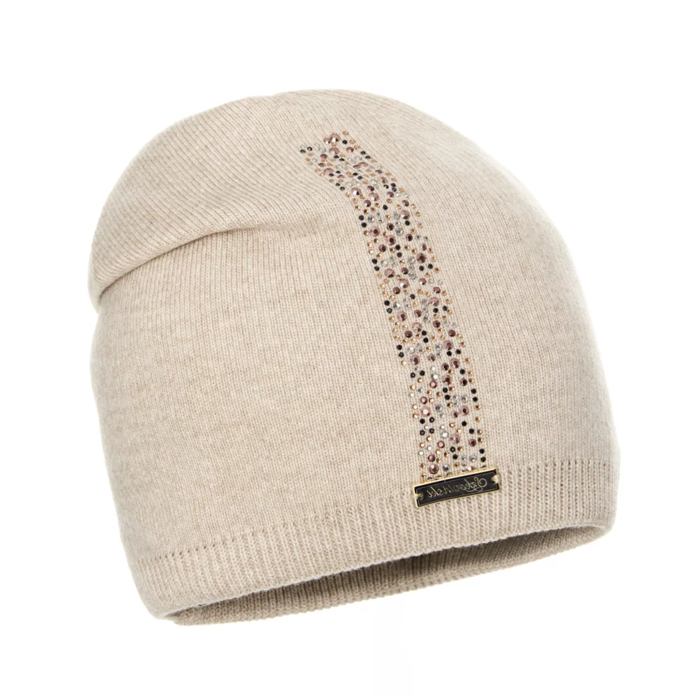 Beige Wool Beanie and snood set (2)