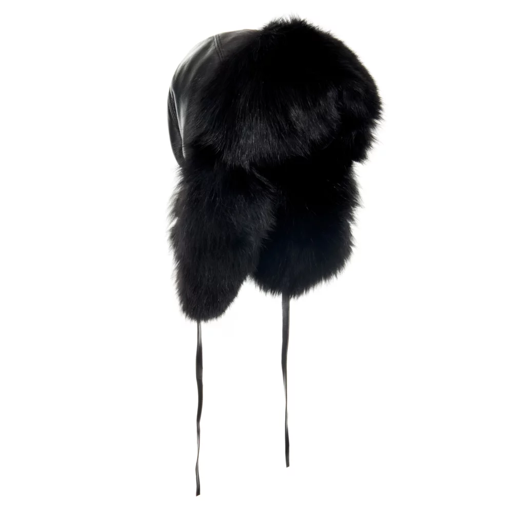 black raccoon skin hat