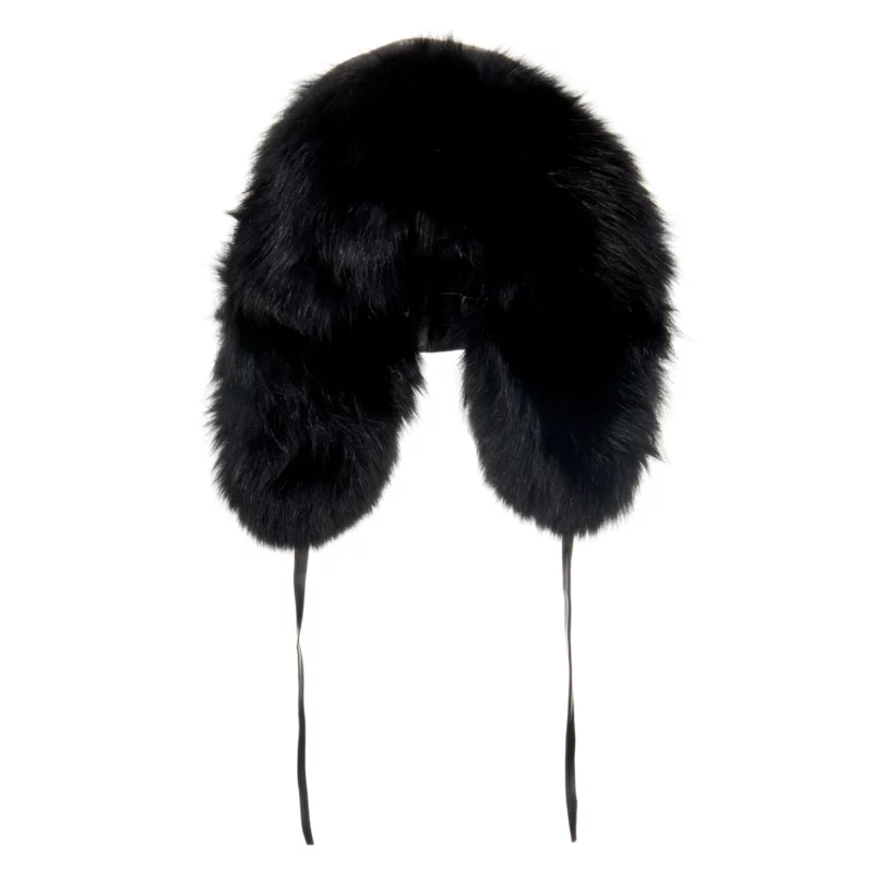 black raccoon skin hat 2