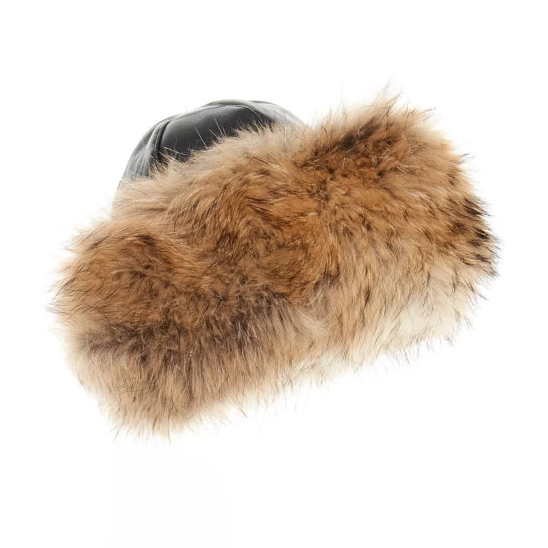 brown fox fur hat