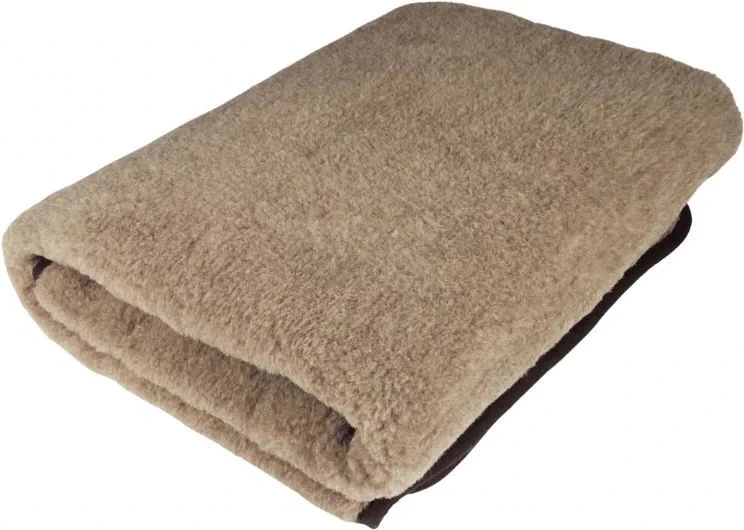 Brown Merino Wool Blanket 1