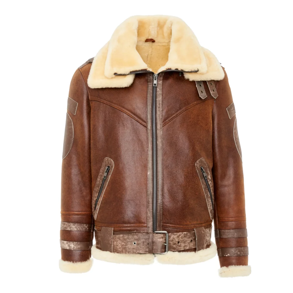 Men's Shearling Aviator Jacket