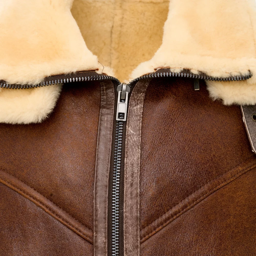 Men's Shearling Aviator Jacket 3