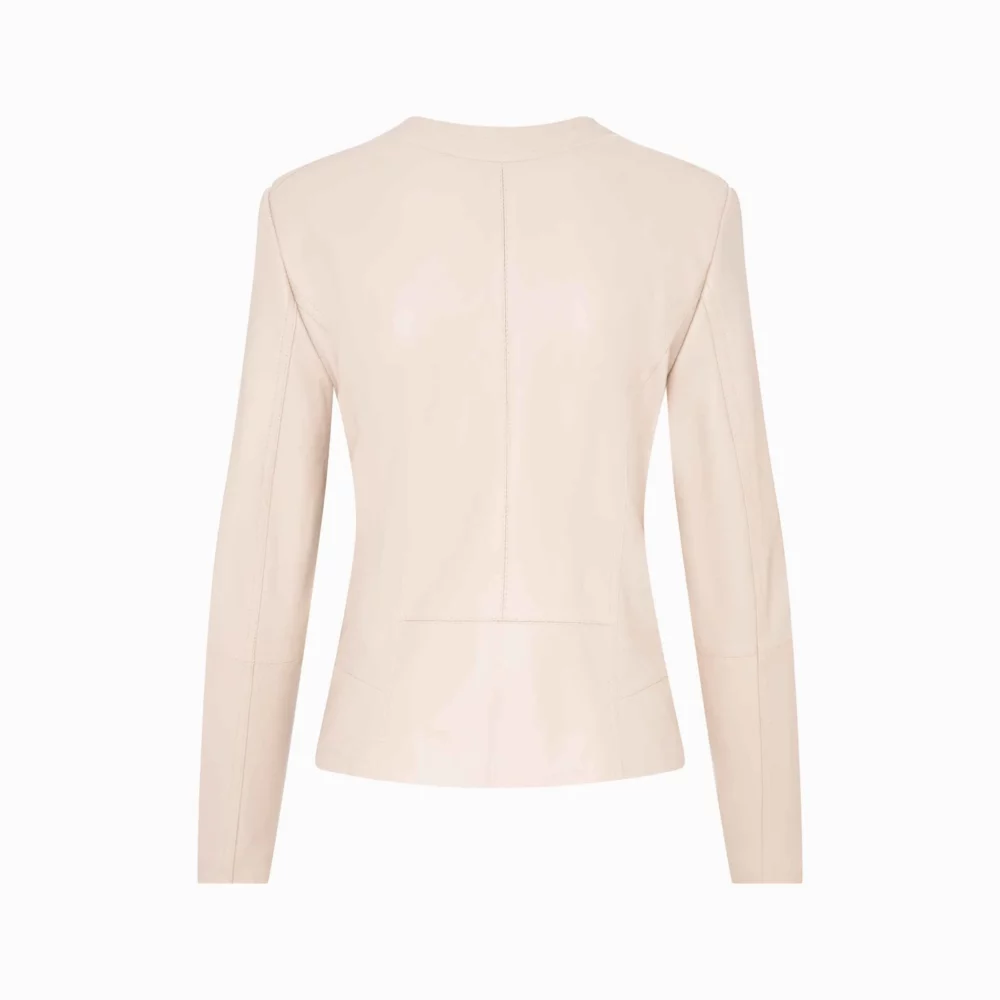 Women's Beige Leather Jacket - Chanel 3