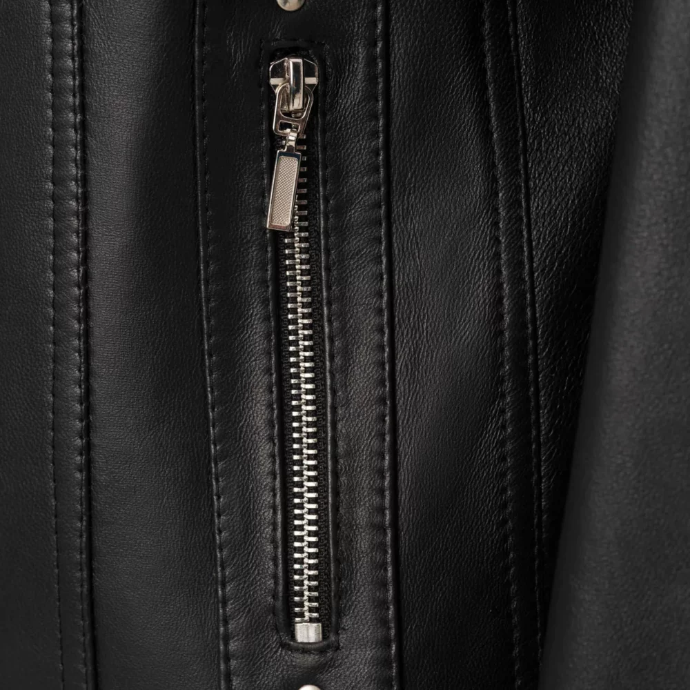 black women's leather jacket - Dora 3