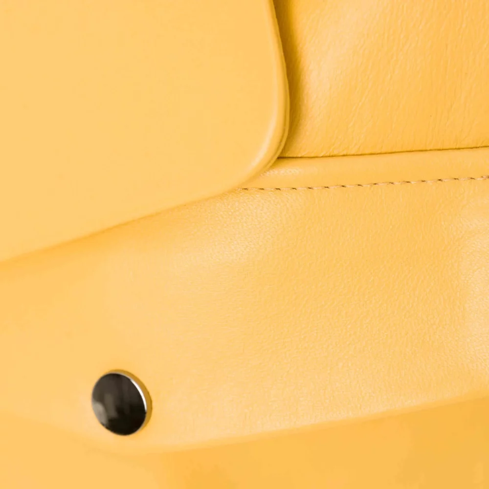 ladies yellow biker jacket - Brenda 3