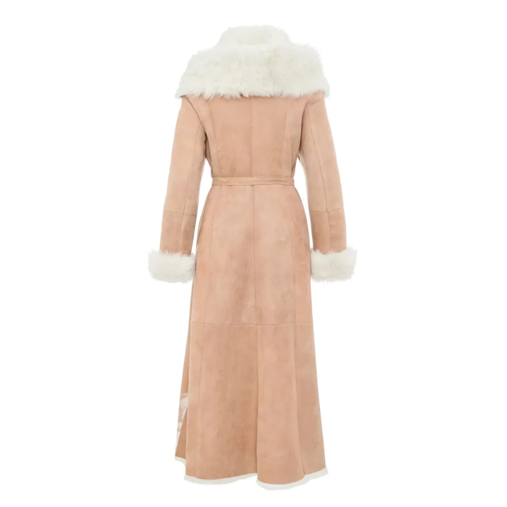 long women's shearling coat - Toscana 2