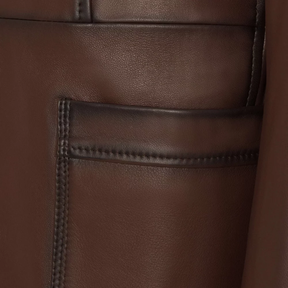 men blazer leather jacket 3