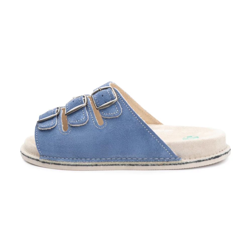 Blue Leather Sandals 3